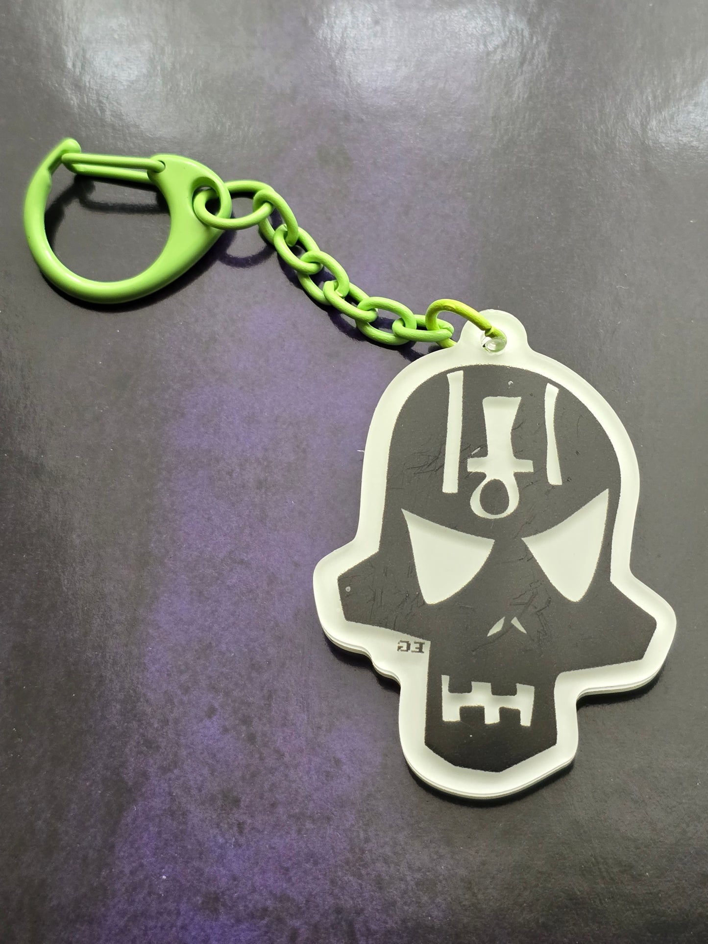 Robogyptians Glow in the Dark Acrylic Keychain