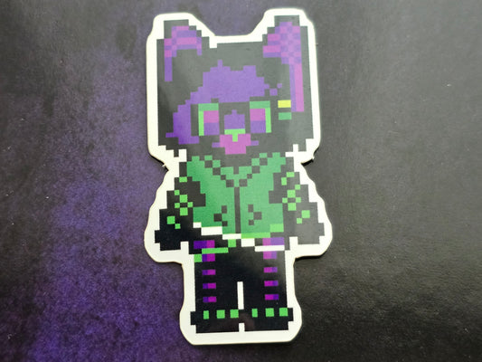 Nica the Bat Vinyl Stickers