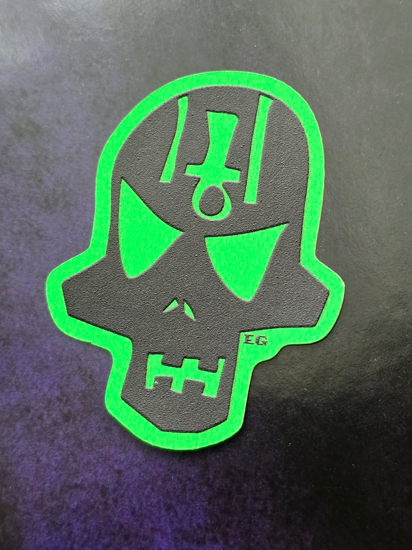 Robogyptians Florecent Green Stickers