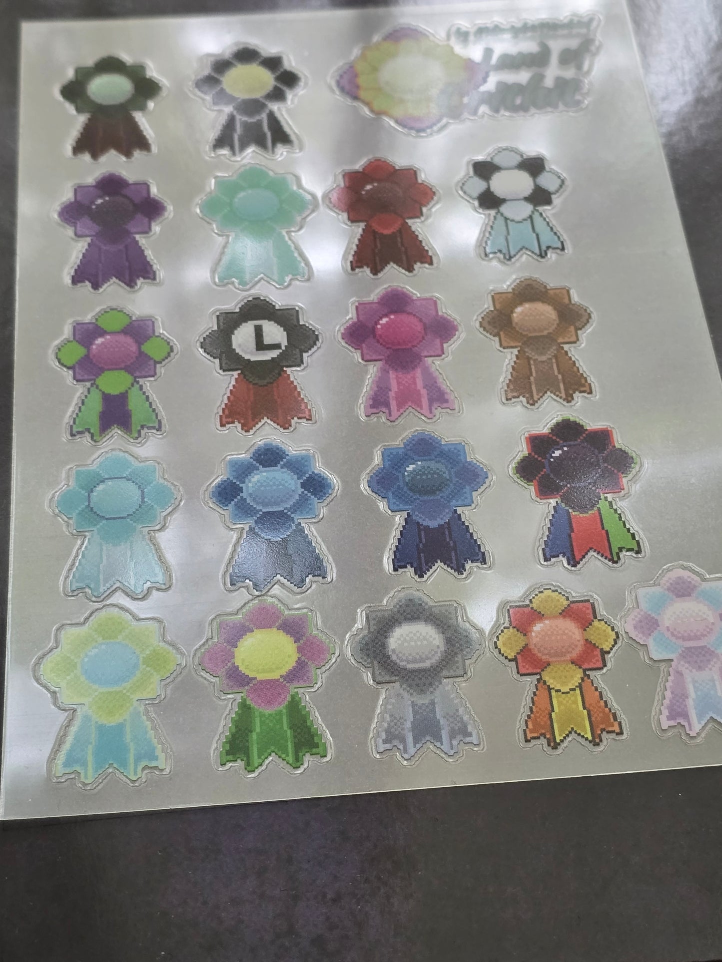 Land of Crithit Magic Ribbon Clear Sticker Sheet