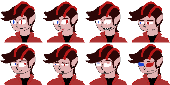 Pixel Head Icons Commisson