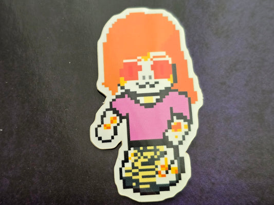 Keath the Snake Vinyl Sticker