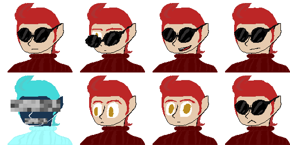 Pixel Head Icons Commisson